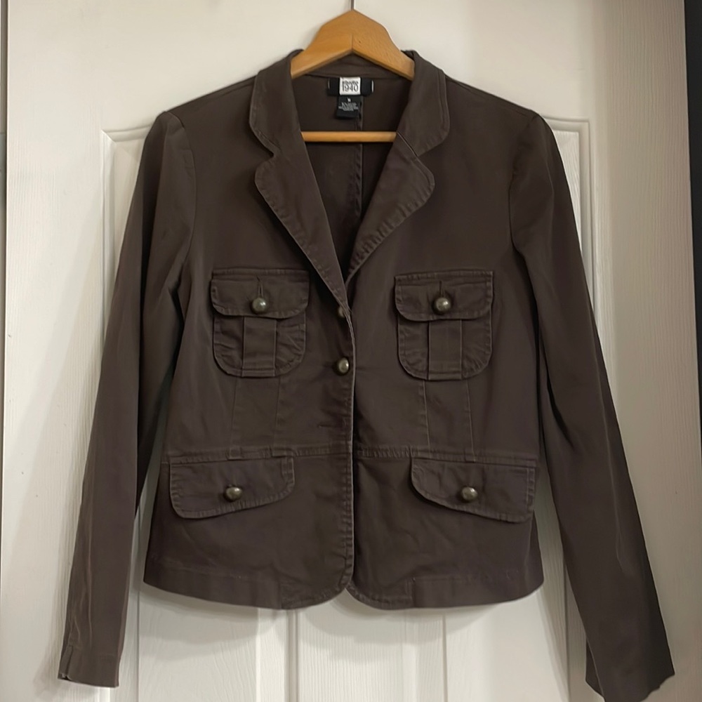 Studio 1940 Women’s Brown Blazer Jacket Size Medium